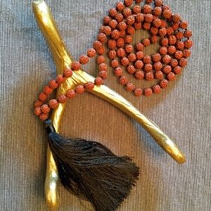 Boddhi Seed Tassel Necklace